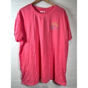 Maurices Womens Coral Sunrise Sunburn Sunset Repeat Graphic T Shirt XL